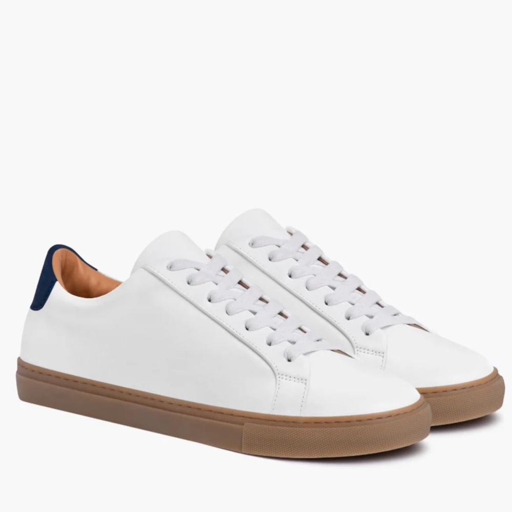 Thursday Boot Co Legacy White Sneakers Gum Sole